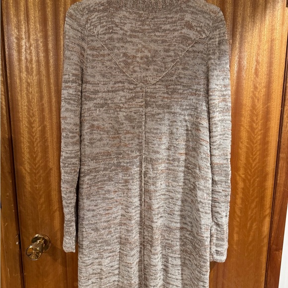 Free Peoplele long duster cardigann linen blend M - Picture 5 of 12